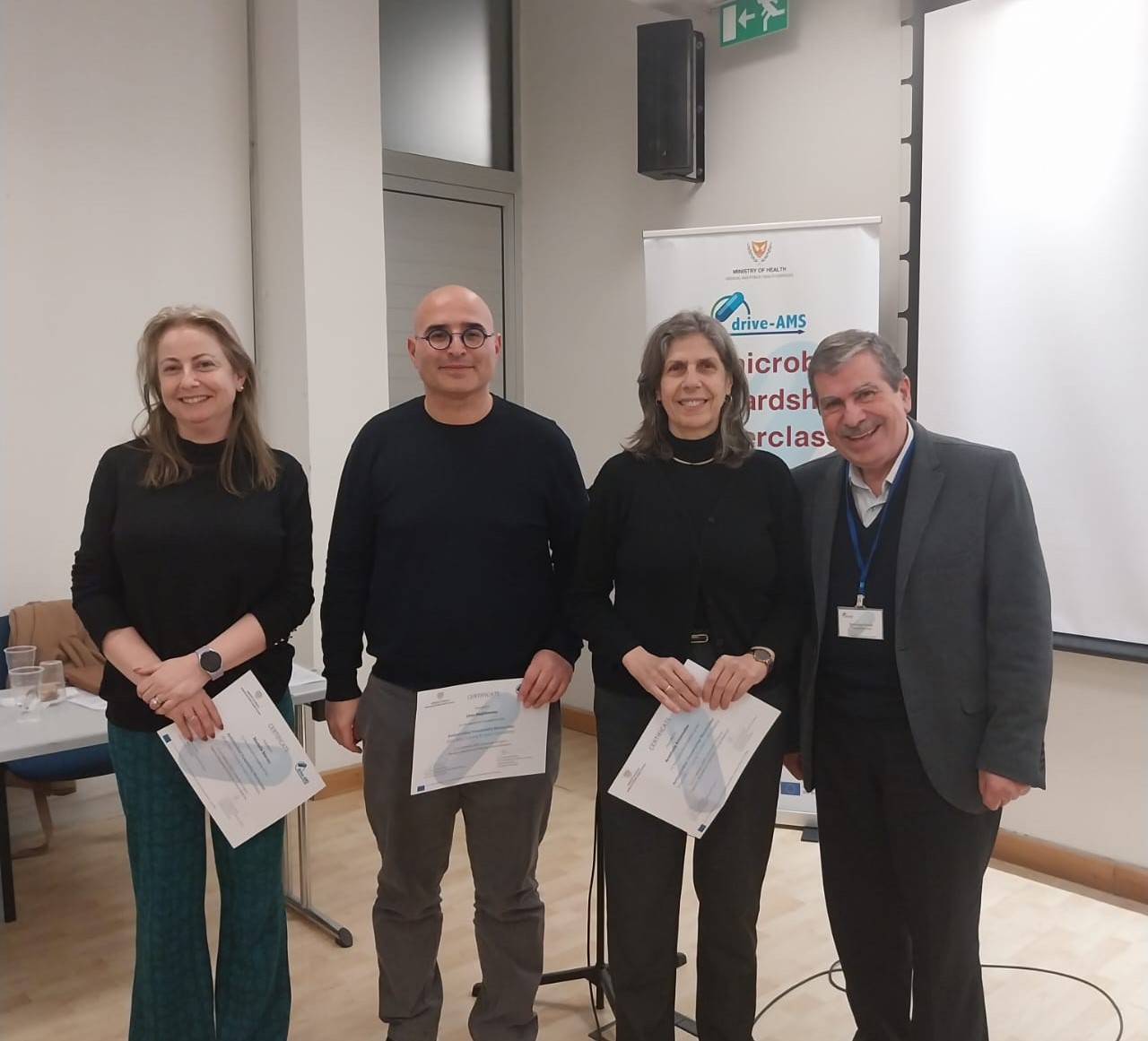 Lire la suite à propos de l’article Empowering AMS teams in Cyprus through the drive-AMS Antimicrobial Stewardship course